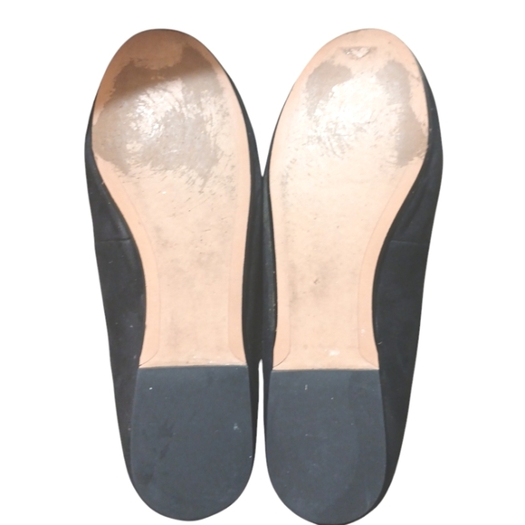 Ted Baker Black Micro Suede Ballet Flats Women's size 8.5 - Picture 9 of 10